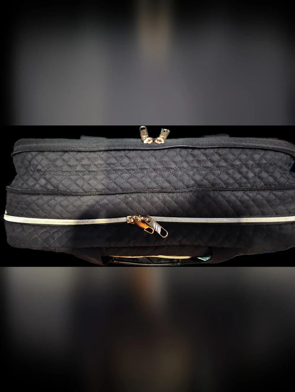 BAGSMART Quilted Black Organizer Case